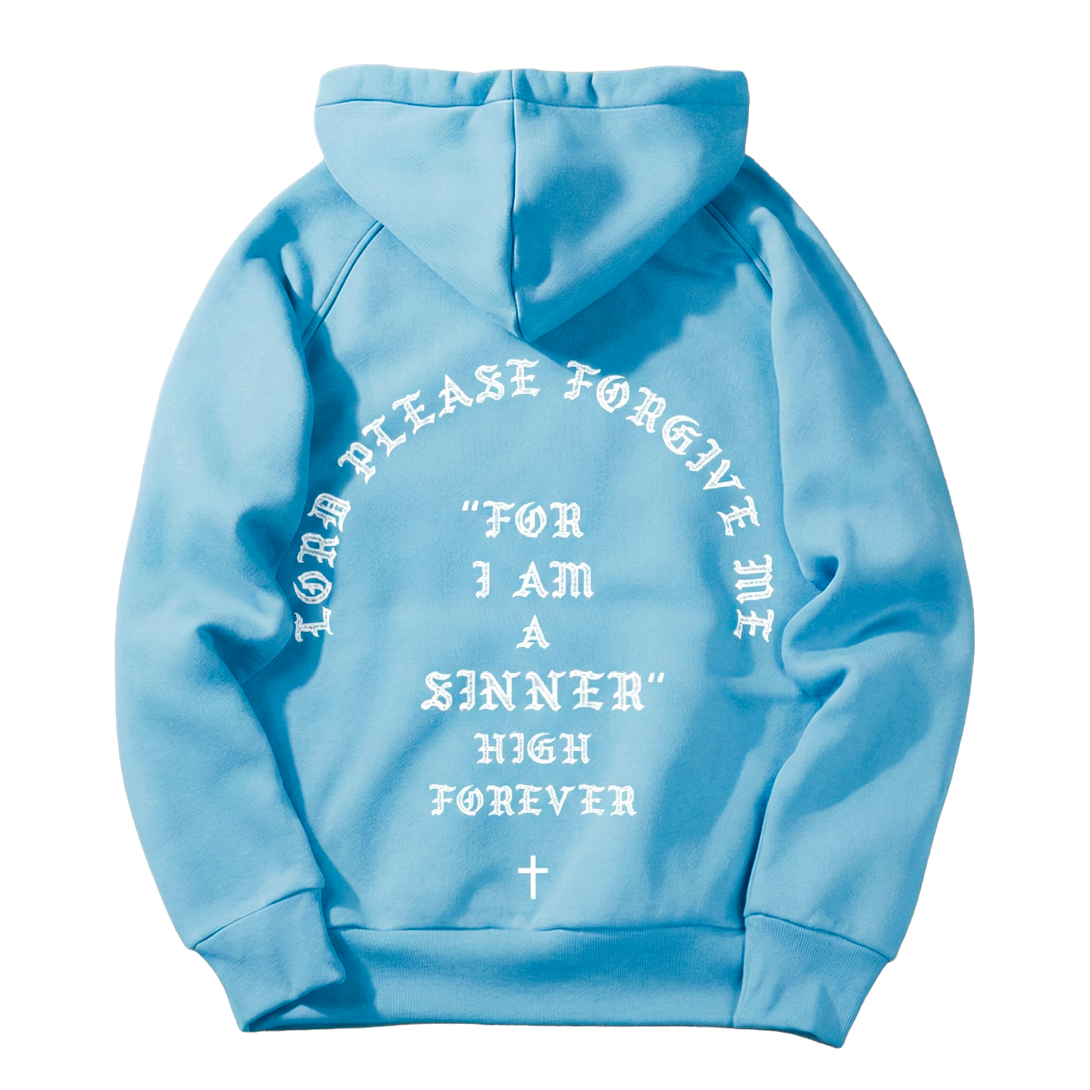 Sinners Sky Blue Hoodie BF
