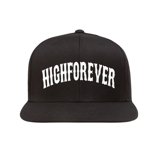 "HIGHFOREVER" Arch Snapback