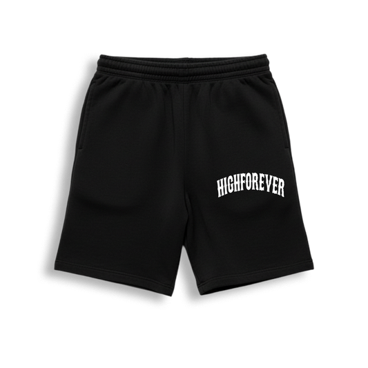 "HIGHFOREVER" Arch Sweat Shorts